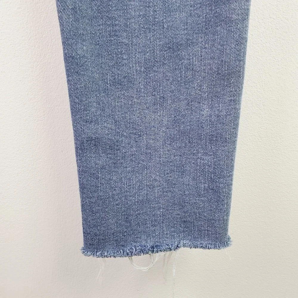 AGOLDE Sophie Raw Hem Ankle SKinny Destressed Jean Sz 25 - Picture 7 of 12